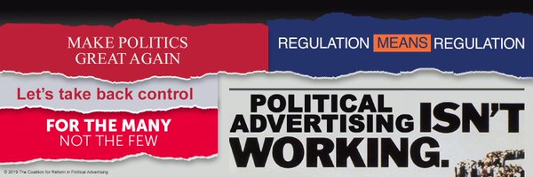 Reform Political Advertising Profile Banner
