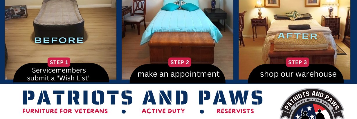 Patriots And Paws banner