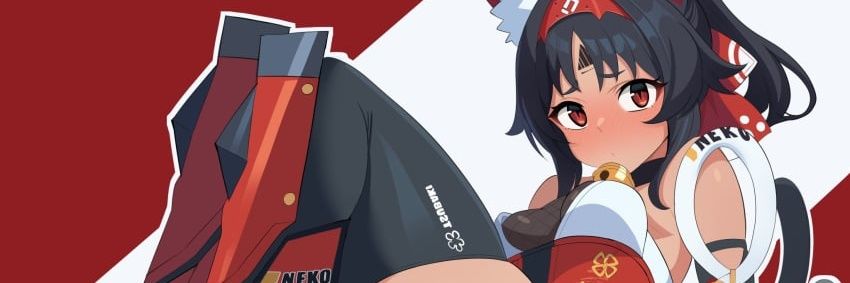 nekomiya mana (pregnant) banner