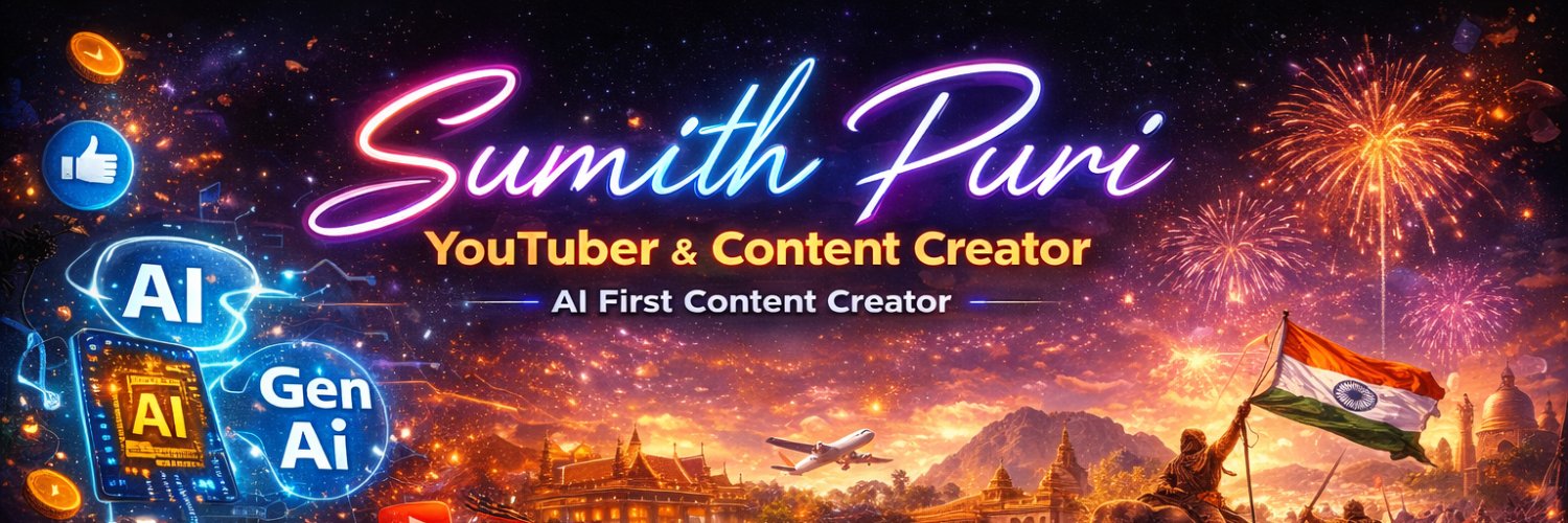 sumithpuri's profile banner image