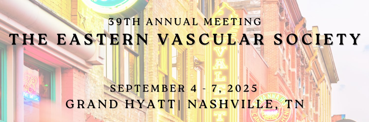 Eastern Vascular Society's banner