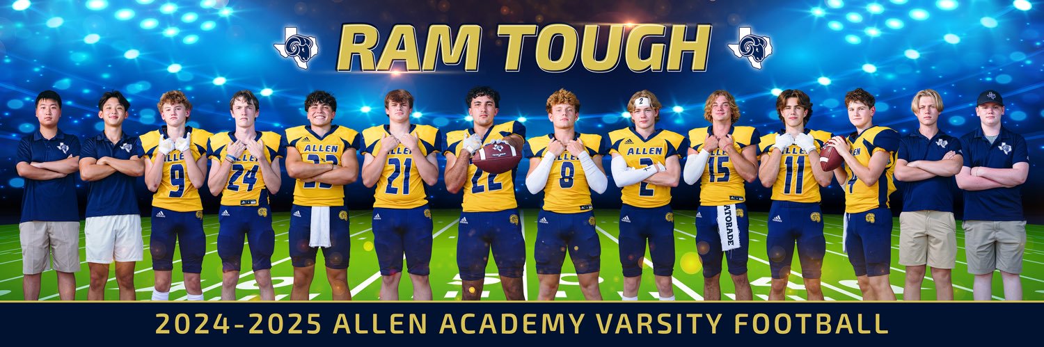 Allen Academy Rams Football banner