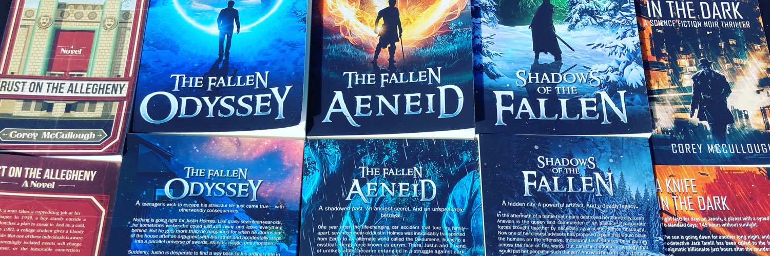 Corey McCullough 🤓 Award-Winning Indie Author banner