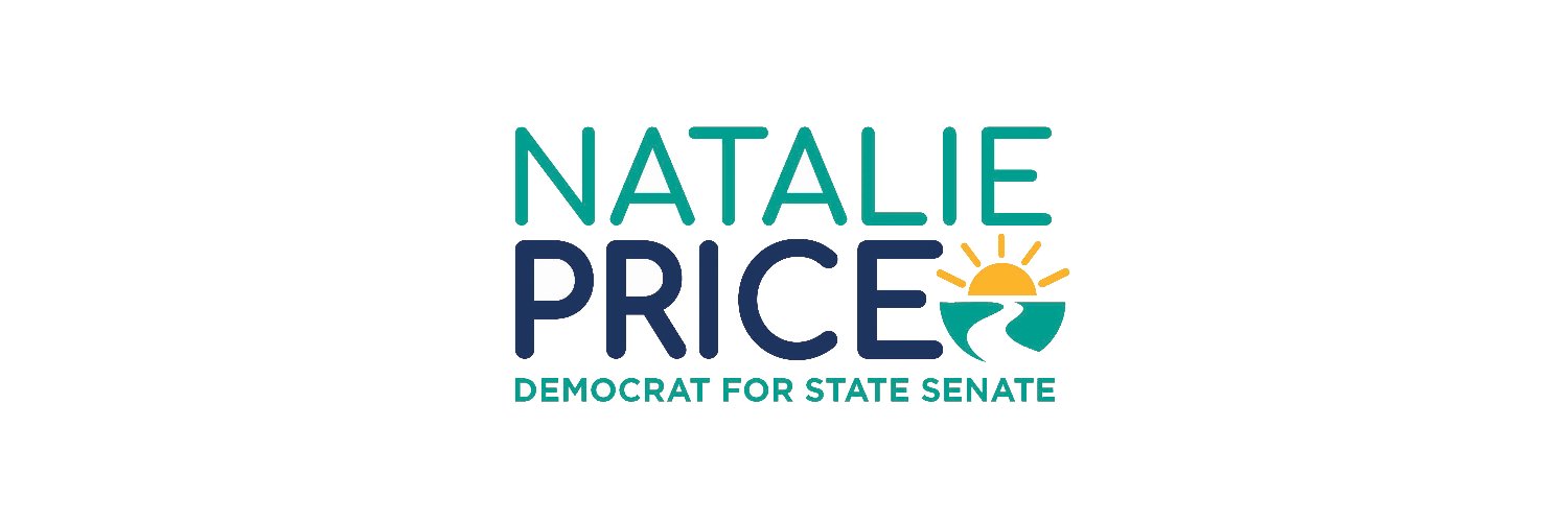 Natalie Price Democrat for State Senate banner
