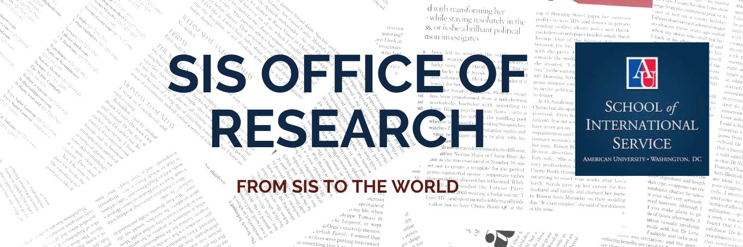 SIS Office of Research Profile Banner