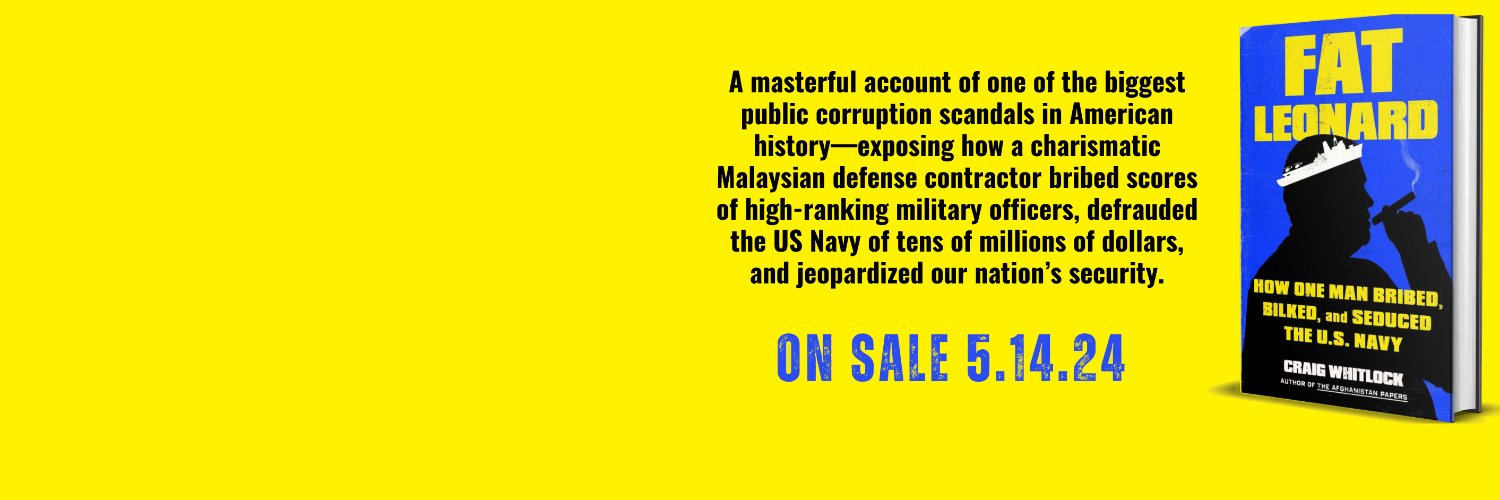 Craig Whitlock banner