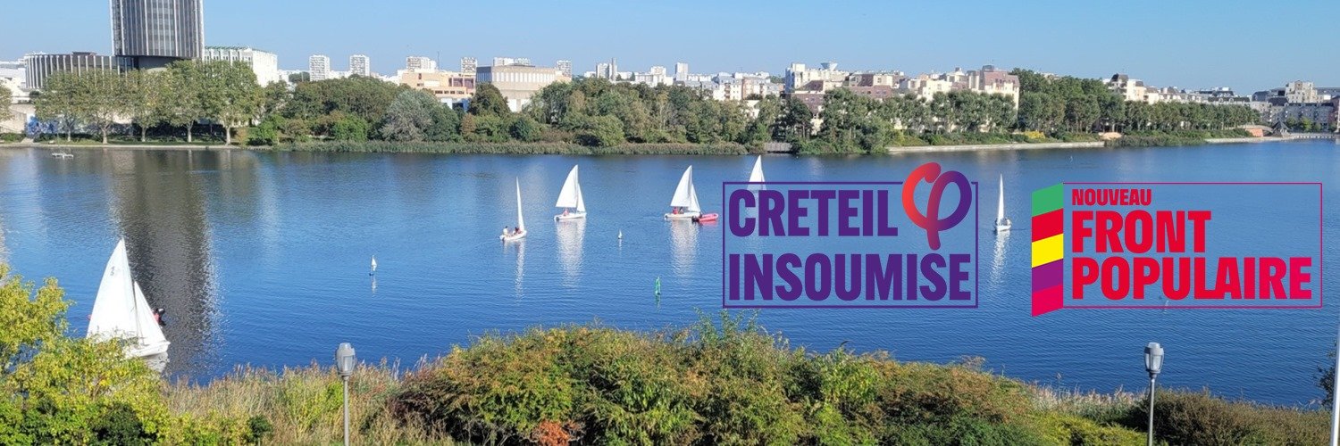 Créteil Insoumise #NouveauFrontPopulaire banner