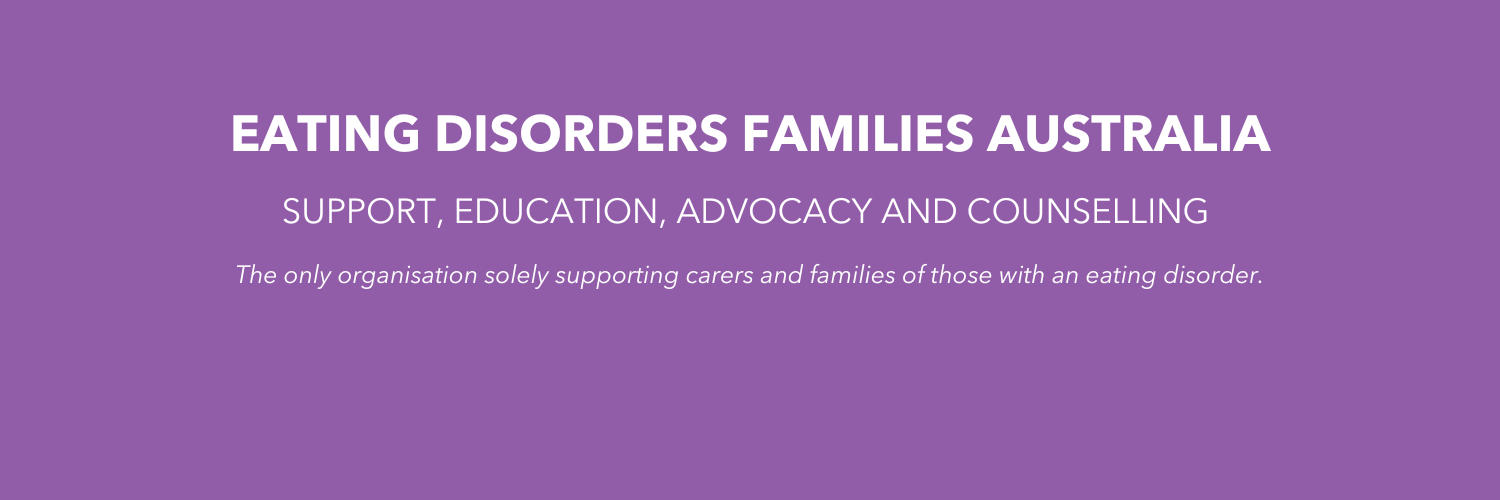 Eating Disorders Families Australia banner