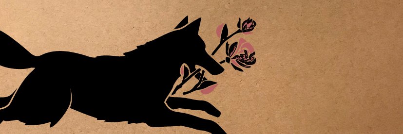 Flower & Wolf banner