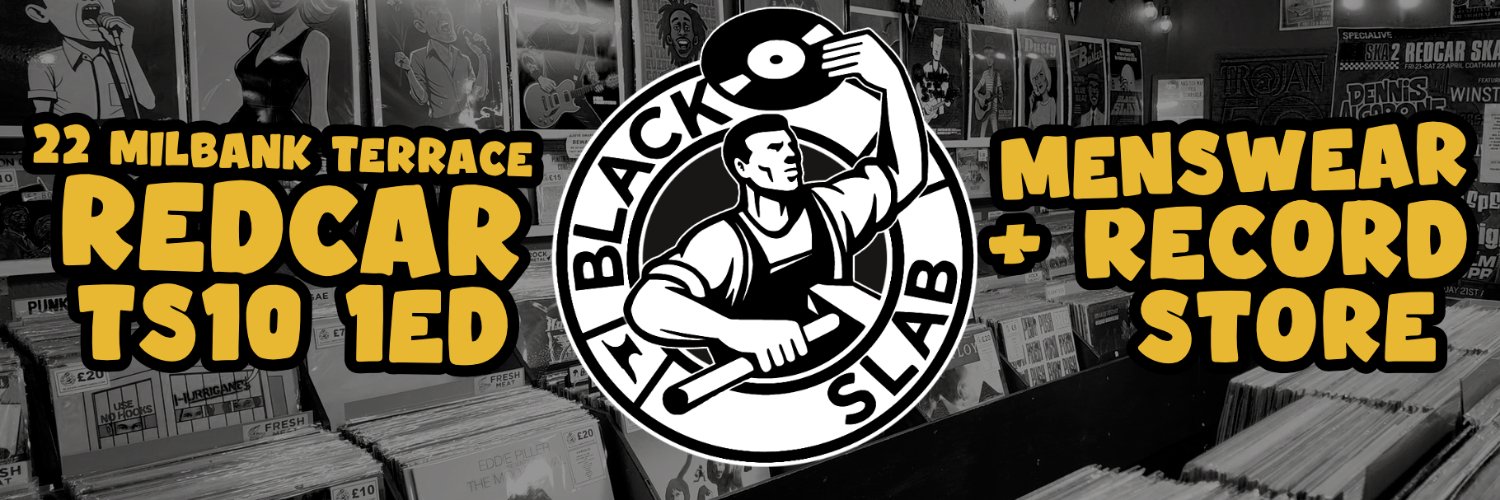 Black Slab Records and Menswear 🇬🇧🙂 banner