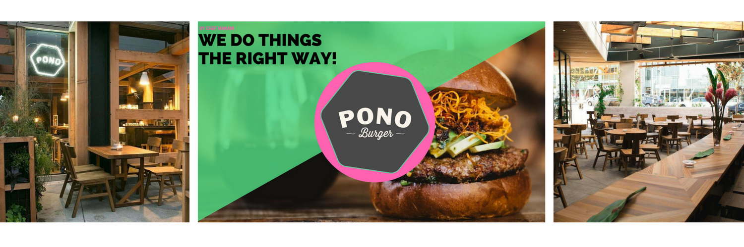 Pono Burger banner