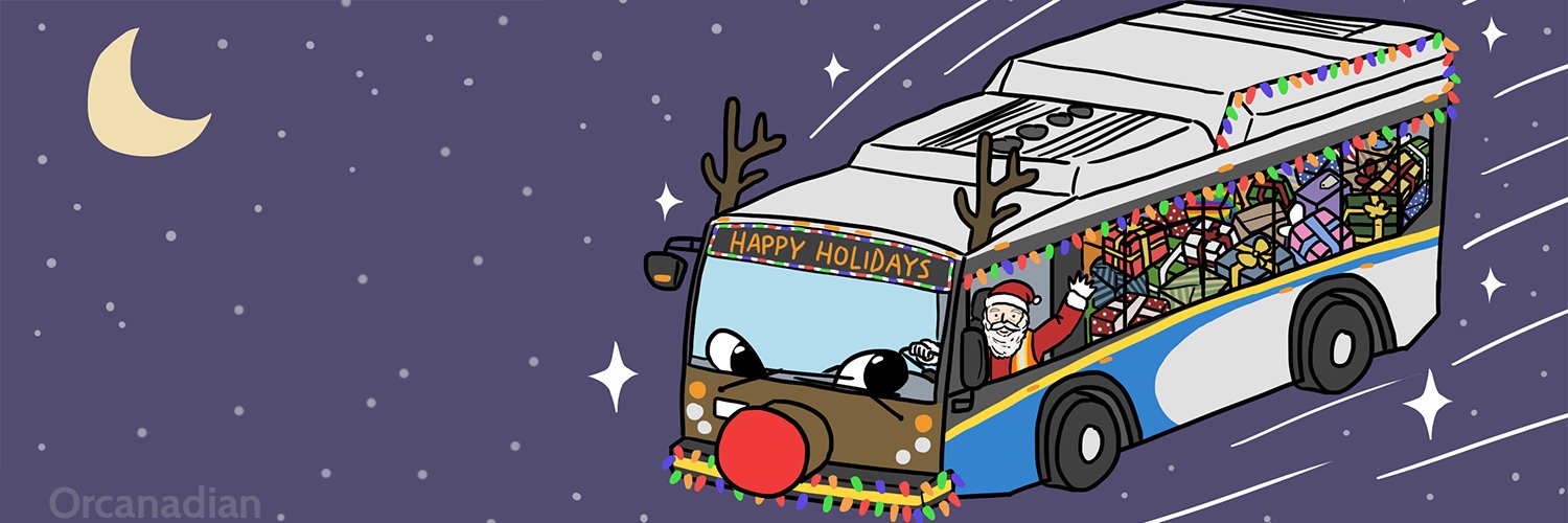 Rudolph 🦌 🚌 (The Original Reindeer Bus - V18330) banner