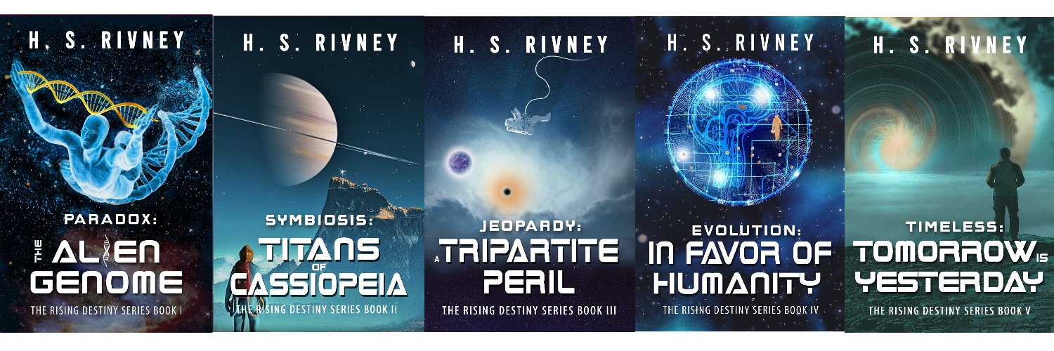Sci Fi Author H S Rivney banner