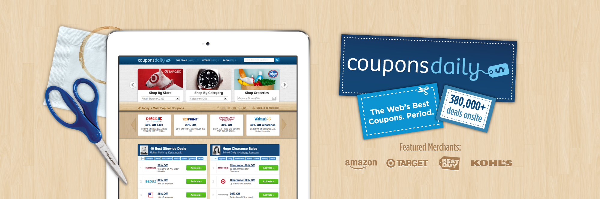 CouponsDaily banner