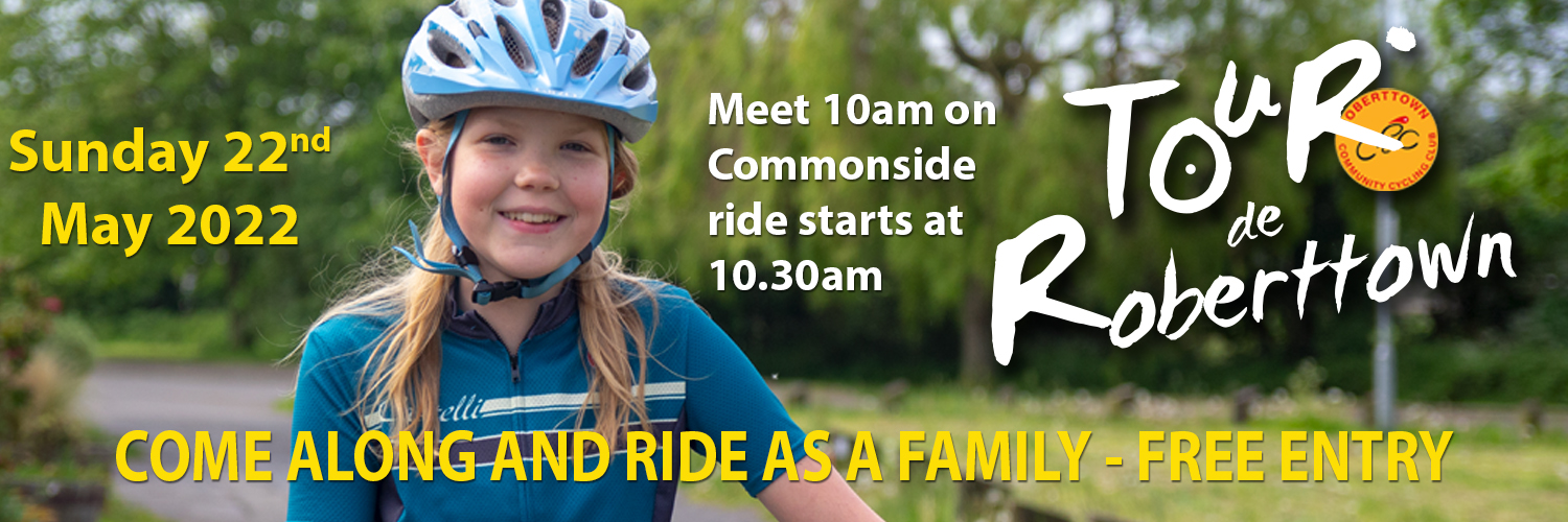 Roberttown Community Cycling Club banner