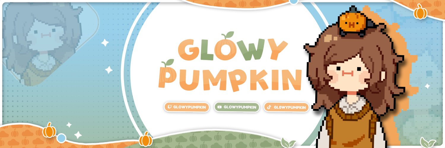 Glowypumpkin 🎃​🧡​ banner
