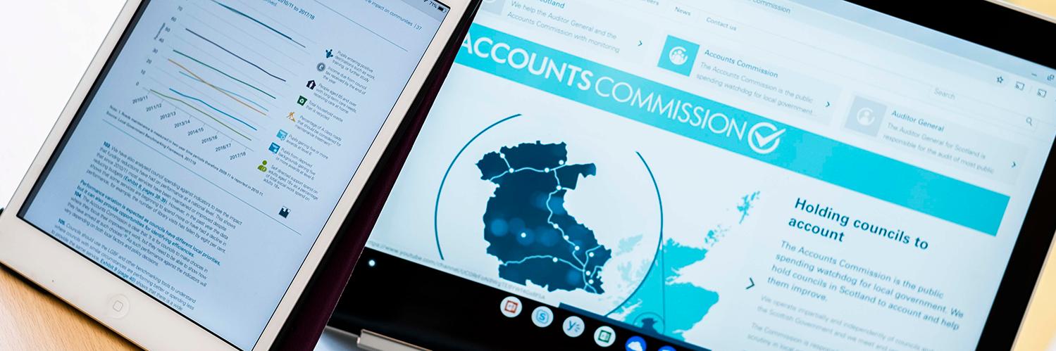 Accounts Commission's banner