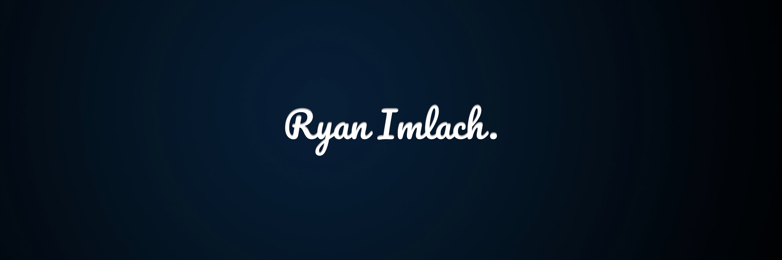 ryanimlach's profile banner image