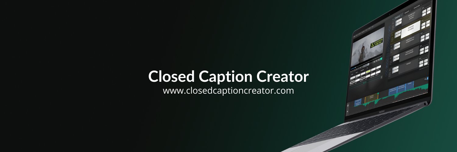 Closed Caption Creator banner