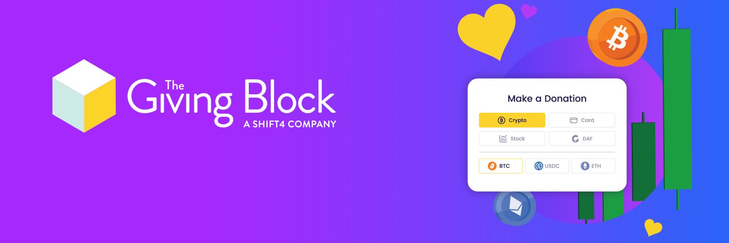The Giving Block's banner