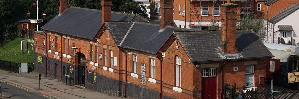 Rushden Station and Goods Shed banner
