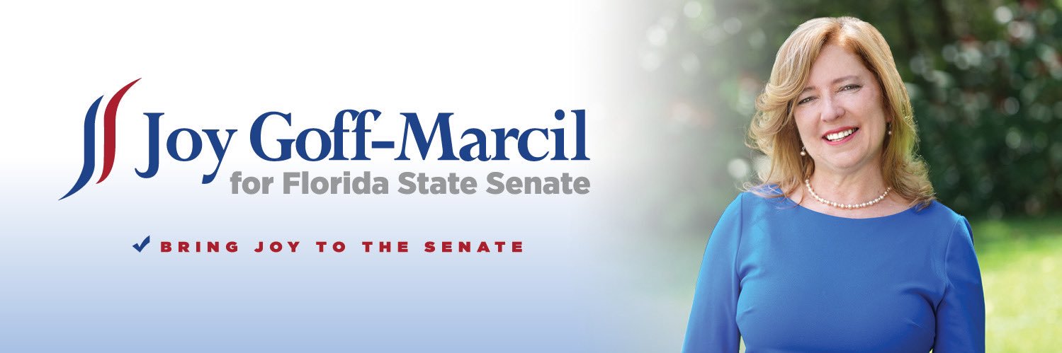 Joy Goff-Marcil for Florida State Senate banner