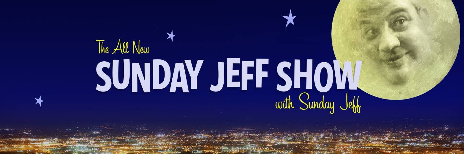 The All New Sunday Jeff Show banner