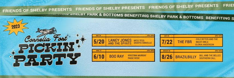 Cornelia Fort Pickin' Party banner