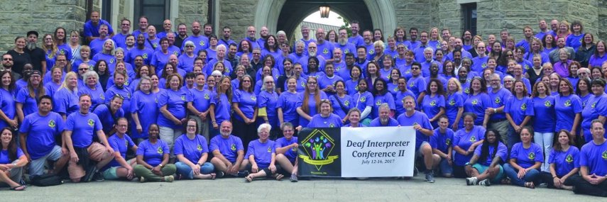 National Deaf Interpreters banner