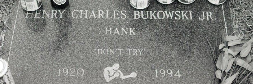 Charles Bukowski banner