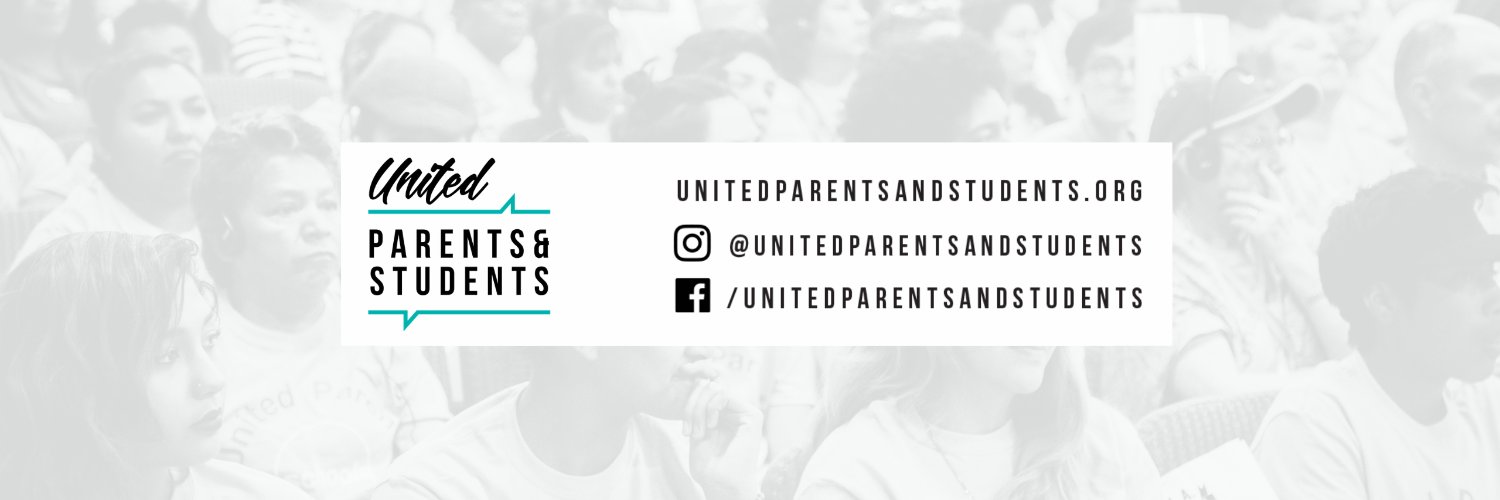United Parents & Students banner