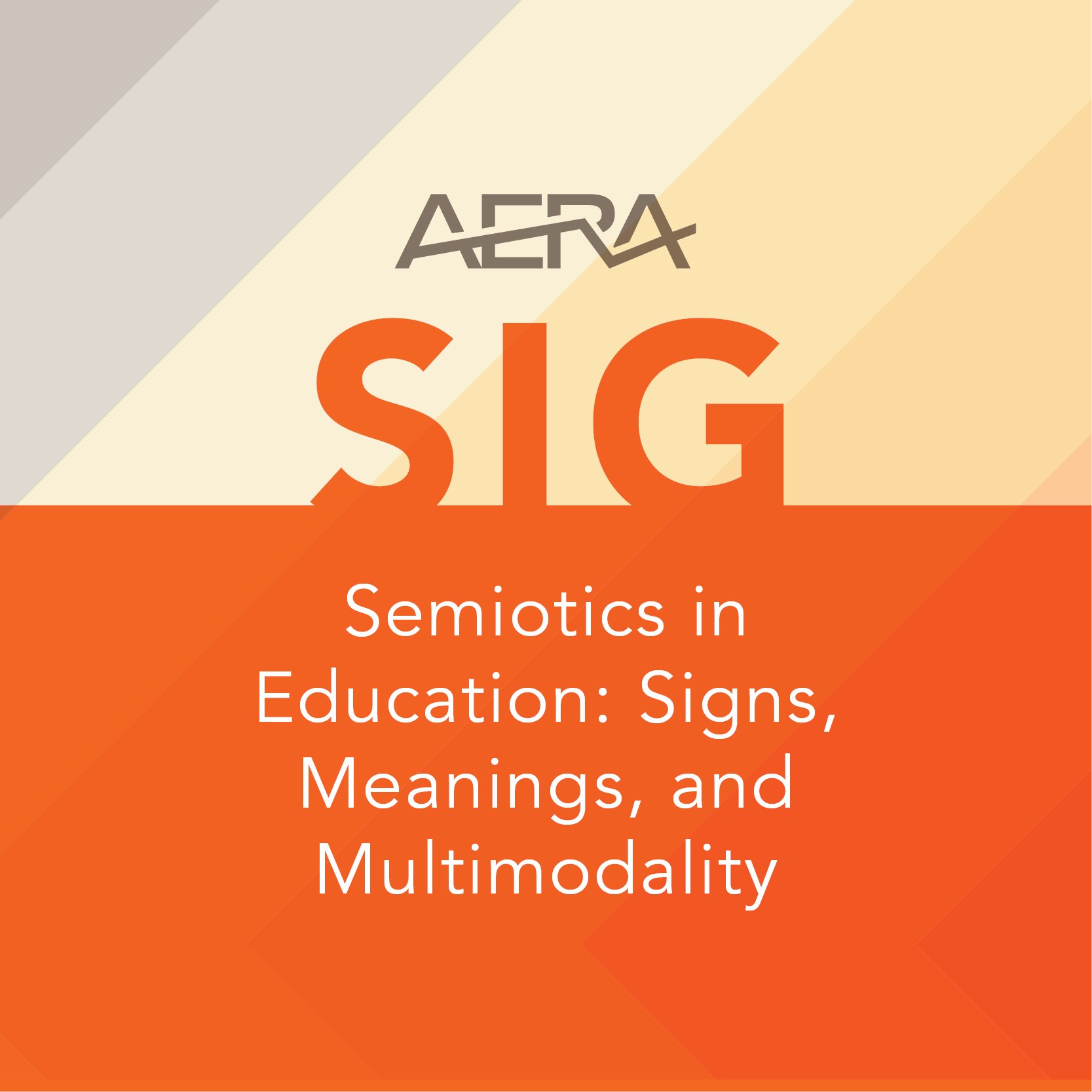 Constructing & sharing signs, meanings & meaning making processes in education. Tweets represent AERA SIG-Semiotics in Education: Signs, Meaning & Multimodality