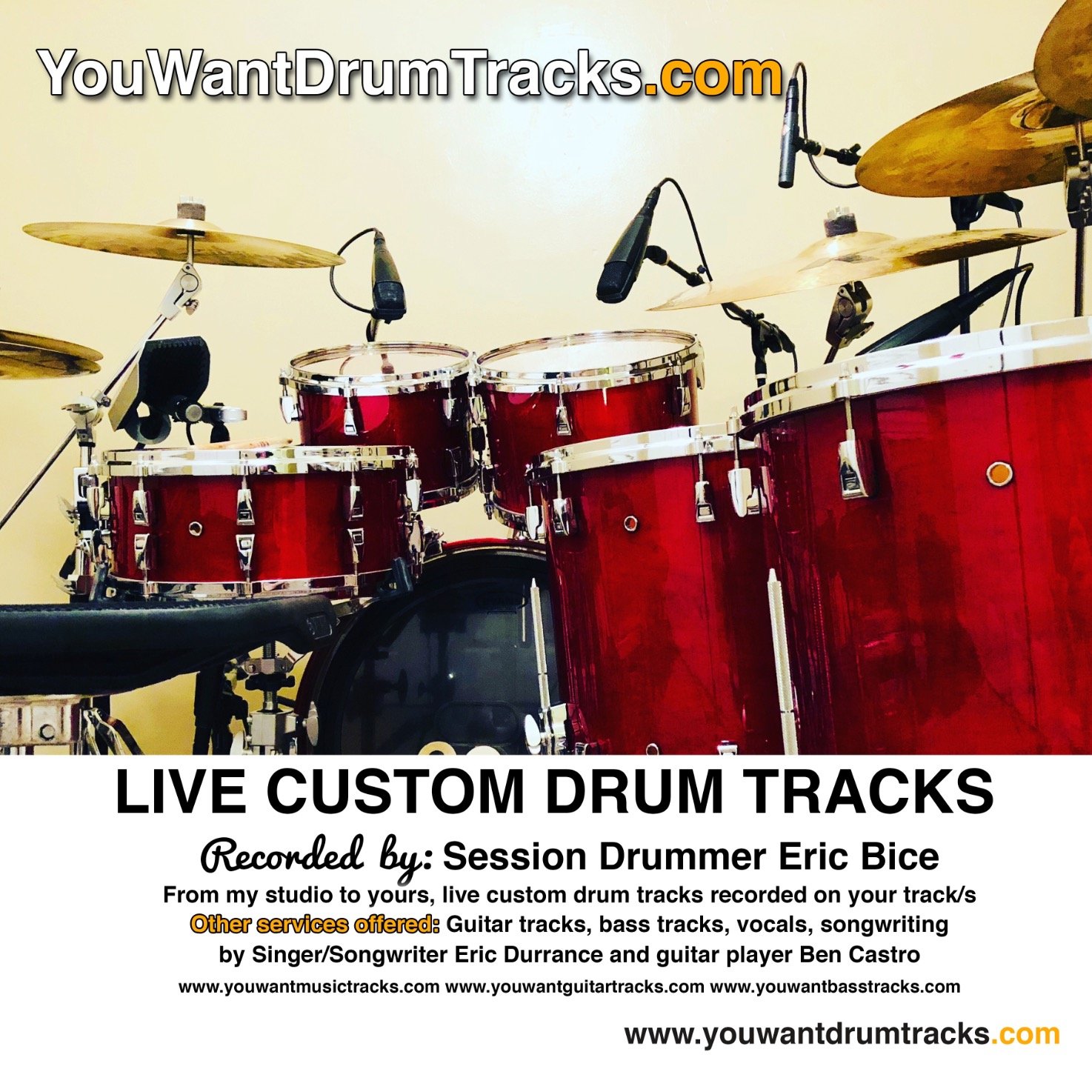 ...Coming Soon Drum Tracks for your songs