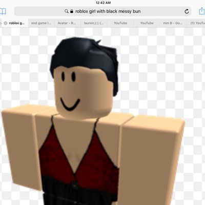 Abby Rblx Abby56202890 Twitter - messy bun roblox