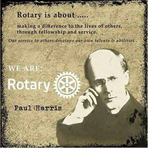 Rotary is a global network of neighbours, friends, leaders & problem-solvers who come together to make positive, lasting change in communities at home & abroad