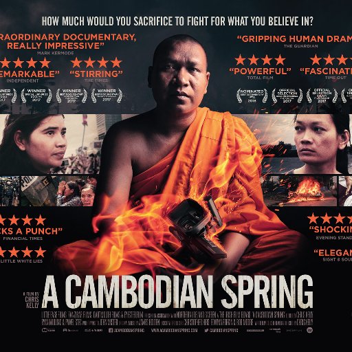 A Cambodian Spring 
Award-Winning documentary. Now in UK cinemas


//HotDocs 2017, Special Jury Prize 
//Brooklyn Film Festival 2017, Best Doc