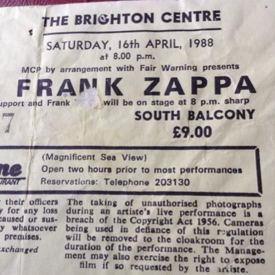 Zappa fan since 1978 , love Arsenal , love music