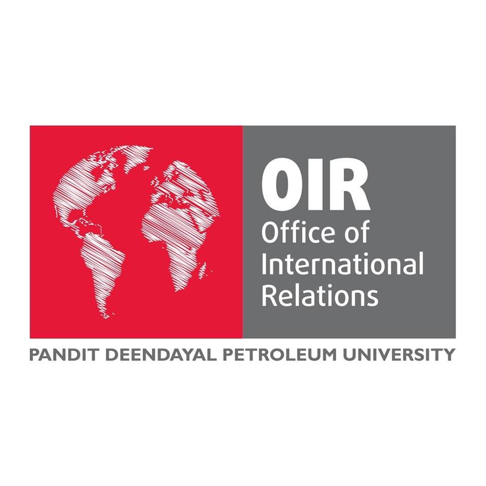 The Office of International Relations (OIR) aims to internationalize education at Pandit Deendayal Energy University, Gujarat.