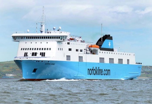 Norfolkline's Rosyth to Zeebrugge route provides the only direct sea link from Scotland to Europe