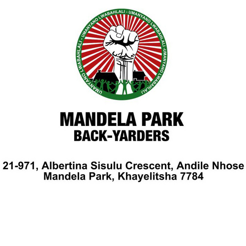 The Mandela Park Back-Yarders is a voluntary nonprofit social movement working for housing rights and against evictions in Mandela Park, Khayelitsha.