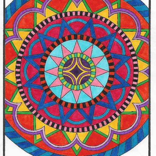 This account is for my love of mandalas. The header is my own design.