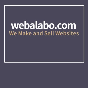 WebAlabo's profile picture. We Make and Sell Websites (DM is open)