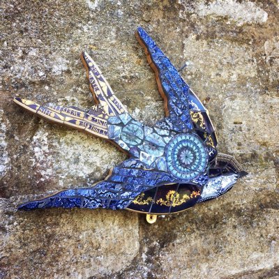 Beautiful mosaics handmade in the Cotswolds - fusing colour, pattern & words into contemporary art with a vintage feel. Contact me at chinajackmosaics@gmail.com