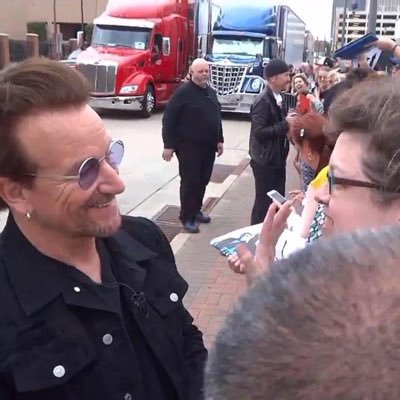 joycesmith's profile picture. U2 (yes, that's Bono smiling at me before he hugged me--gah!). Disney. Adam Driver. Hamilfan. This is not a rehearsal: love what you love!
