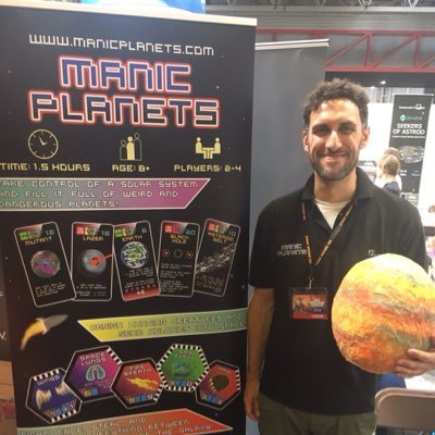 ManicPlanets's profile picture. Space themed strategic board game with elements of chance. Build the game according to your play style; strength, speed or special abilities!