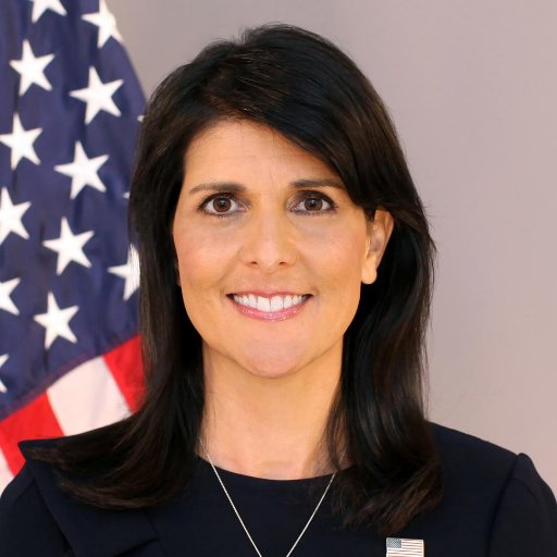 Candidate for #CAPPOTUS | U.S. Ambassador to the UN | Former Governor of South Carolina | Proud American and daughter of immigrants