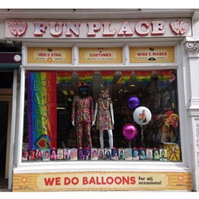 Shop in store at Fun Place Joke Shop, 52 South King St. Dublin 2. An amazing range of costumes, accessories and jokes. Or shop online funplace.ie