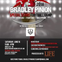 Bradley Pinion Special Teams Camp - @bradleypinionst Twitter Profile Photo