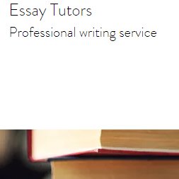 We are a professional writing service company offering a wide range of options to suit your needs.   email: Essaytutors@outlook.com