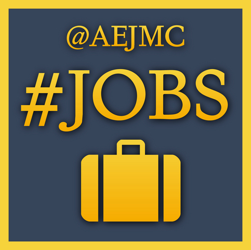 The latest jobs in journalism and mass communication education from @AEJMC | Logo designed by @ibridgeforth